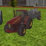 3D City Tractor Garbage Sim