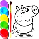 BTS Peppa Pig Coloring