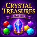 Crystal Treasures: Match 3