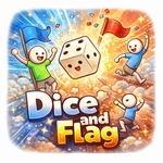 Dice and Flag