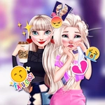 Disney Princess Elsa and Disney Princess Anna