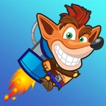Flying Crash Bandicoot