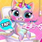 My Unicorn Cat Princess Caring