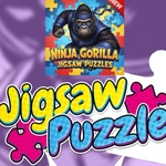Ninja Gorilla Jigsaw Puzzle