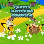 Pretty Butterfly Coloring