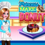 Princess Make Donut Cooking