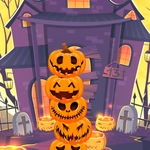 Pumpkin tower halloween